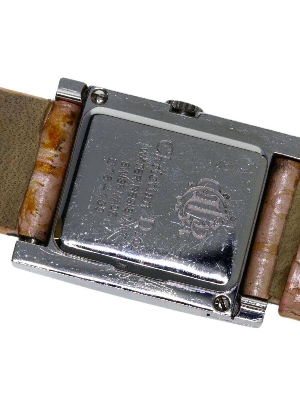Dior Christian Maris Watch SS Leather - Picture 14 of 15